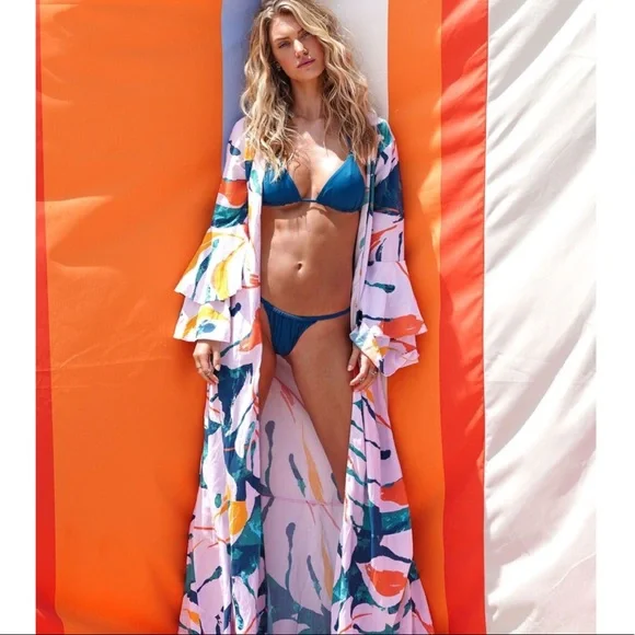 Maaji ★ Kimono Maxi Swim Cover Up Dresses